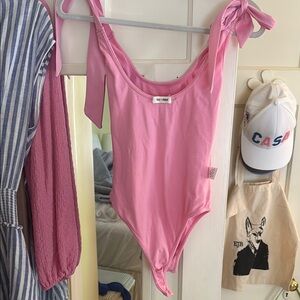 Pink Kids One Piece Swimsuit